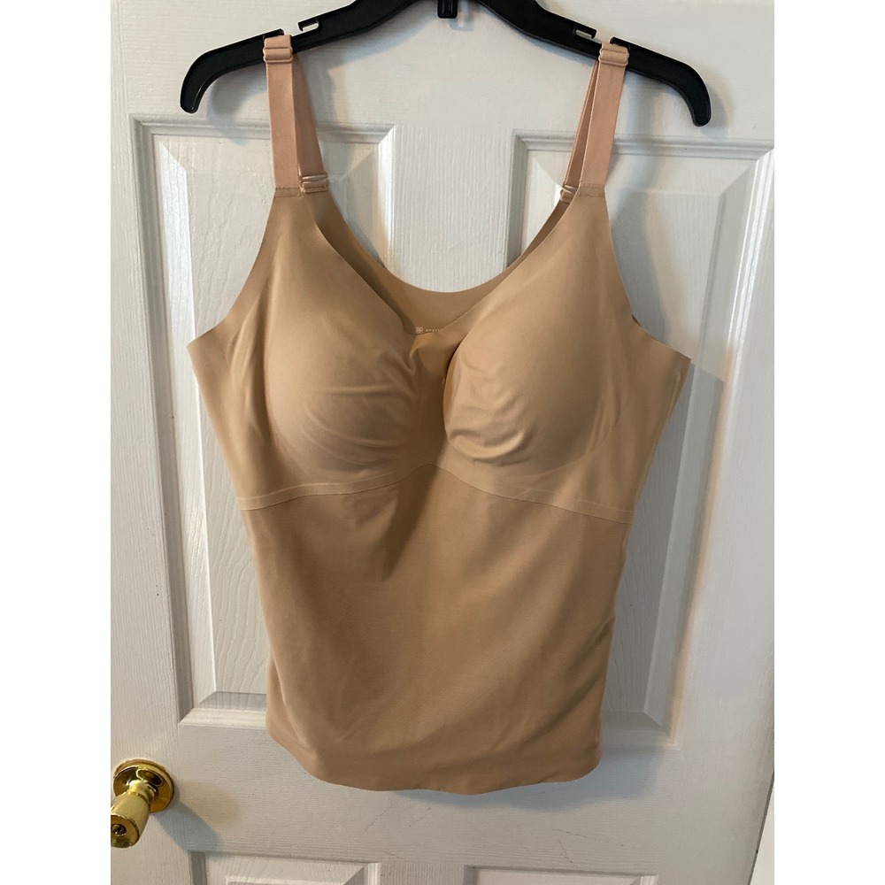 Honeylove LiftWear Cami Tan Nude Shapewear Bra Top 2X LWCM0102